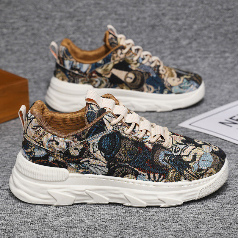 Damen Sneaker Sportlich Bunt Laufsohle Rutschfest