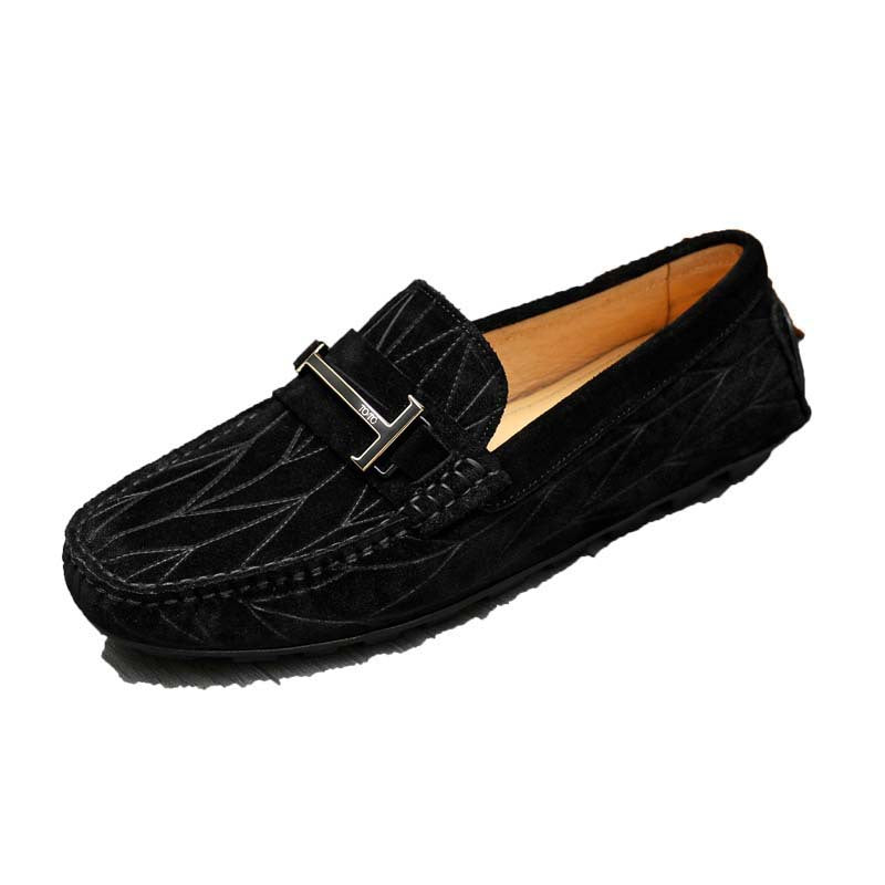 Damen Mokassin Komfortabel Elegantes Design Schwarz