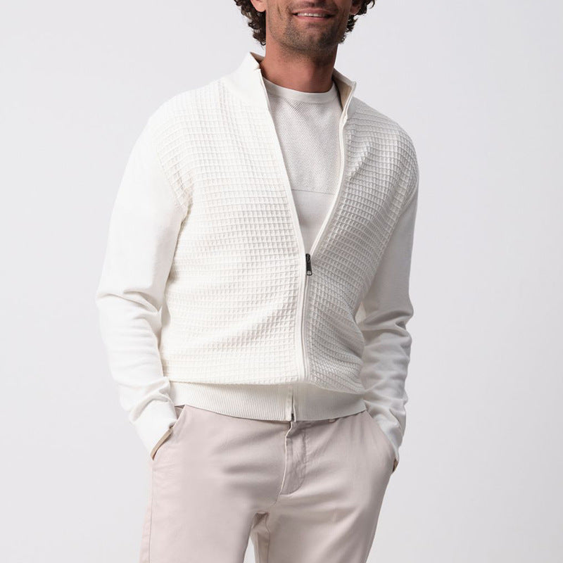 Herren Strickjacke Modern Slim Fit Qualität - BerlinGlamour