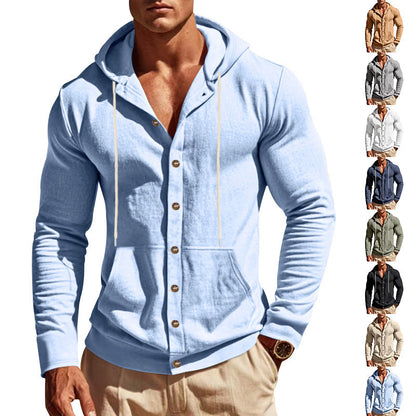 Herren Luxus-Kapuzenhemd mit Knopfleiste und praktischen Taschen BerlinGlamour ist ein eleganter und stylisher Onlineshop, der eine Vielzahl von Luxus- und Glamour-Produ - BerlinGlamour