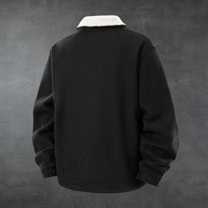 Herren Feldjacke Warm Isoliert Winterjacke Mit Futter