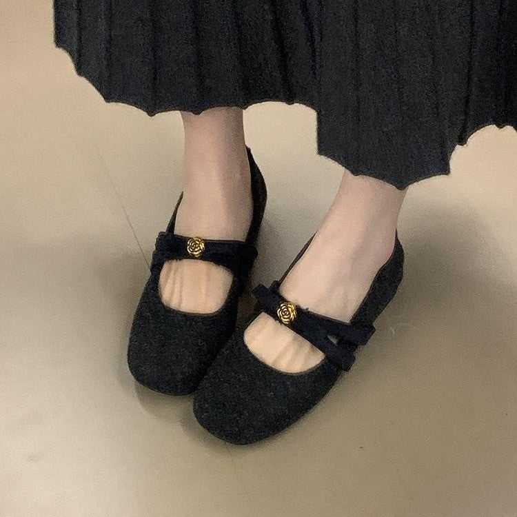 Damen Ballerinas Bequem Schleifen Modisch Damen Schuhe
