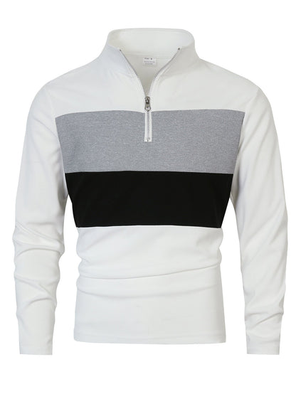 Herren Pullover Zip Modisch Komfortabel Sportlich