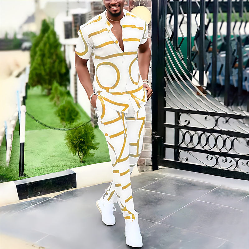 Herren Jumpsuit Modern Glamour Style - BerlinGlamour