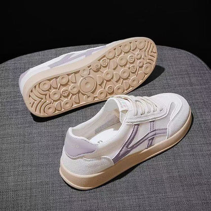 Damen Sneaker Retro Stil atmungsaktiv Mesh