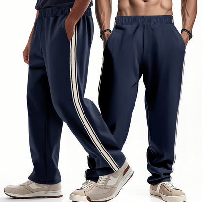 Herren Jogginghose Mit Streifen Elastisch Bequem