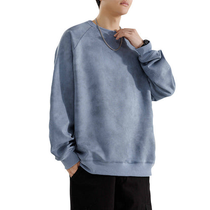 Herren Sweatshirt Lässig Raglan Ärmel Bequem
