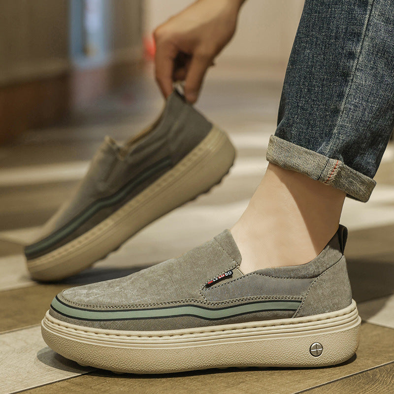 Damen Slip-On Schuhe Bequem Elastisch Komfortschuhe