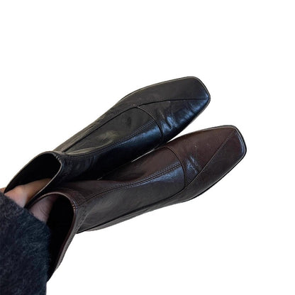Damen Chelsea Boots Spitze Elegant Schwarz