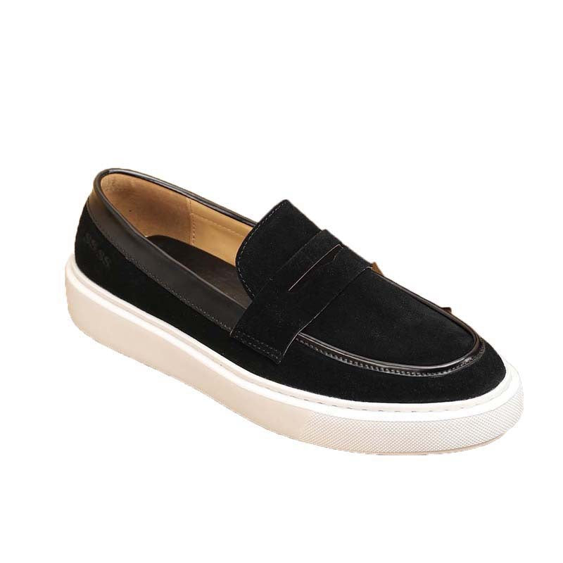 Damen Mokassin Sneaker Weich Wildleder Bequem