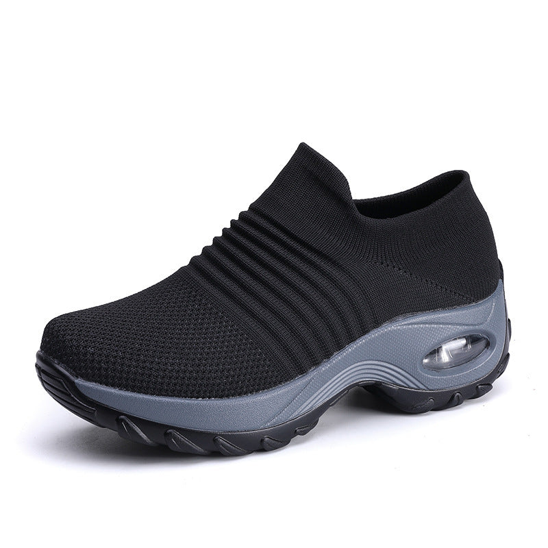 Damen Sneaker Mesh Komfortabel Dämpfung Sportschuhe