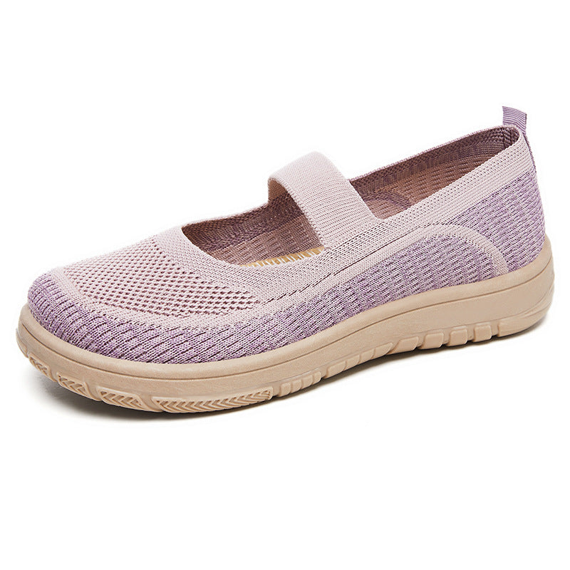 Damen Ballerinas Bequem Atmungsaktiv Heidi Mode