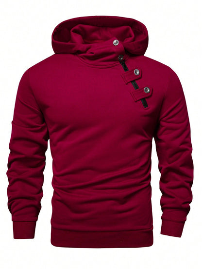 Herren Hoodie Kapuze Praktisch Mit Taschen