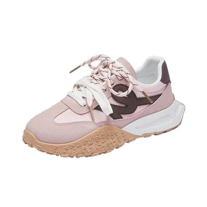 Damen Sneaker Sportlich Bequem Dämpfung Laufschuhe