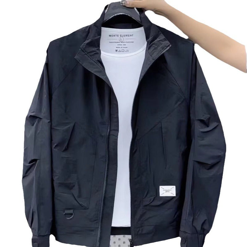 Freizeitjacke Unisex Leicht Sportlich mit Taschen