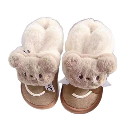 Damen Hausschuhe Flauschig Niedlich Tiermotiv Warm