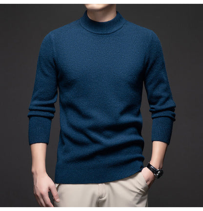 Herren Rollkragenpullover Weich Eleganter Pullover Männer