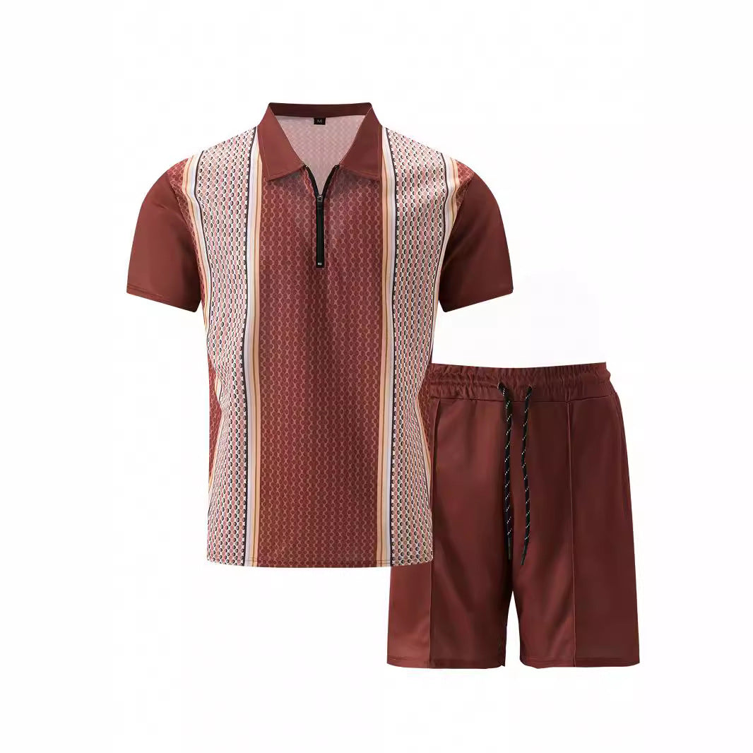 Herren Kurzarm Hemd mit Taschen Modern Berlin Style