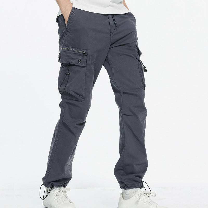Herren Cargo-Hose Praktisch Mit Verstellbarem Bund