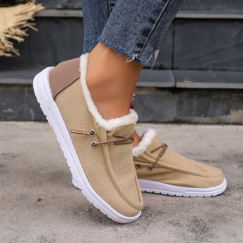 Warme Schuhe Frauen Winterstiefel Lässig
