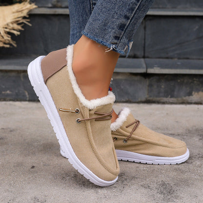 Warme Schuhe Frauen Winterstiefel Lässig