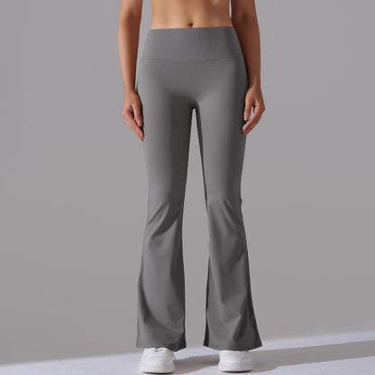 Fitnesshose Damengröße mit Hochem Bund Formende Leggings