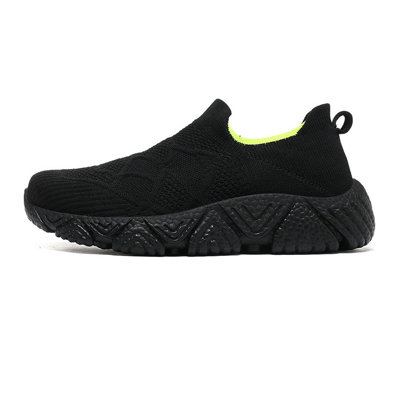 Damen Sneaker Atmungsaktiv Bequem Slip On Sportschuhe