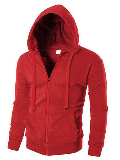 Herren Kapuzenjacke Streetwear Modern Schwarz