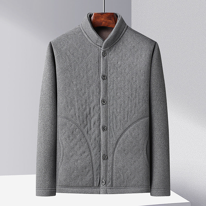 Herren Steppjacke Slim Fit schmal Kragen Modern