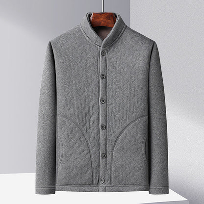 Herren Steppjacke Slim Fit schmal Kragen Modern