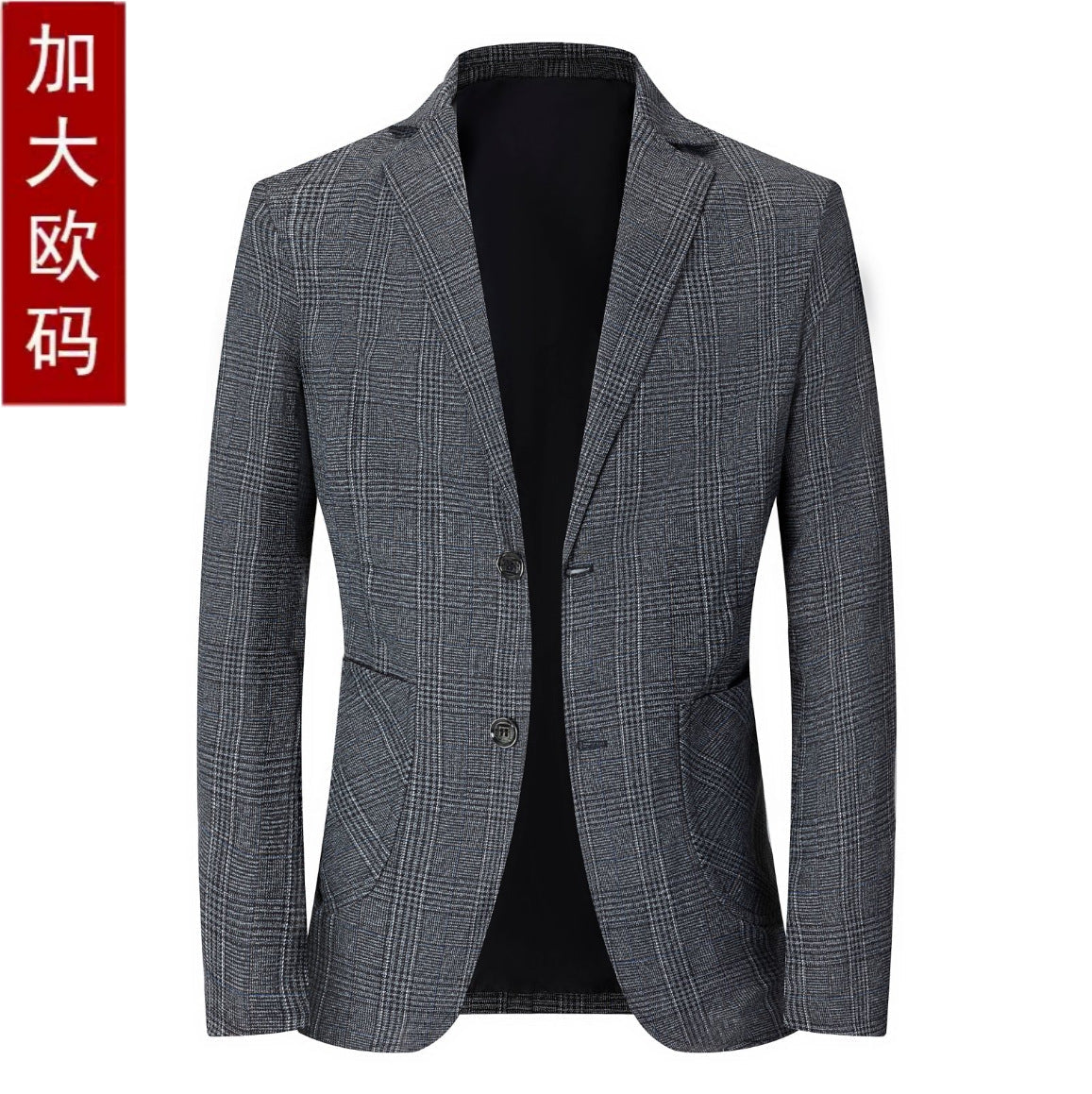 Herren Slim-Fit Blazer Kariert Modern Berlin Stil - BerlinGlamour