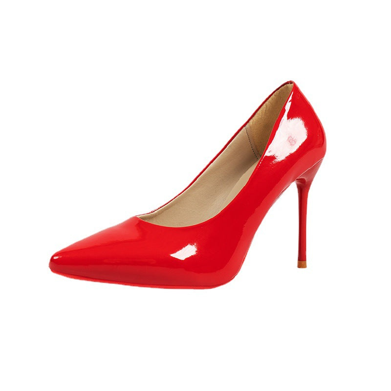 Damen Pumps Hochhackig Glänzend Elegant Schuhe