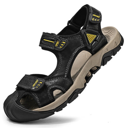 Herren Sandalen Sportlich Freizeit Klettverschluss Rutschfest