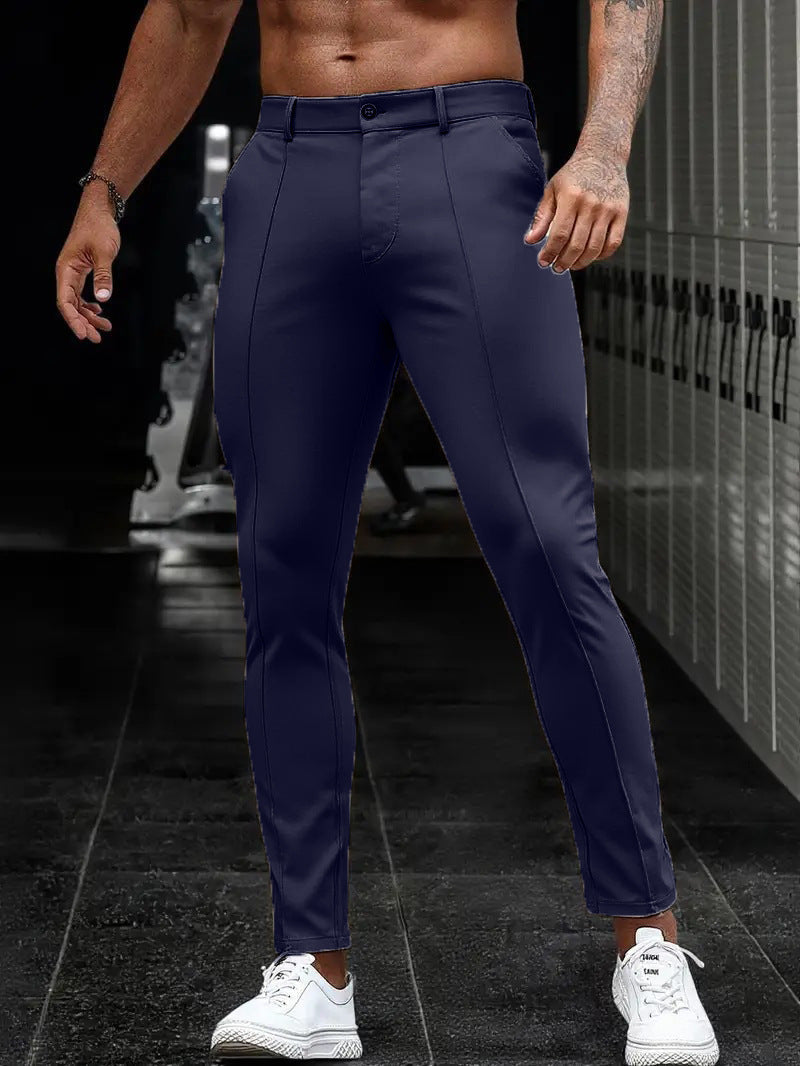 Herren Anzughose Slim Fit Modern Sportlich Elegant