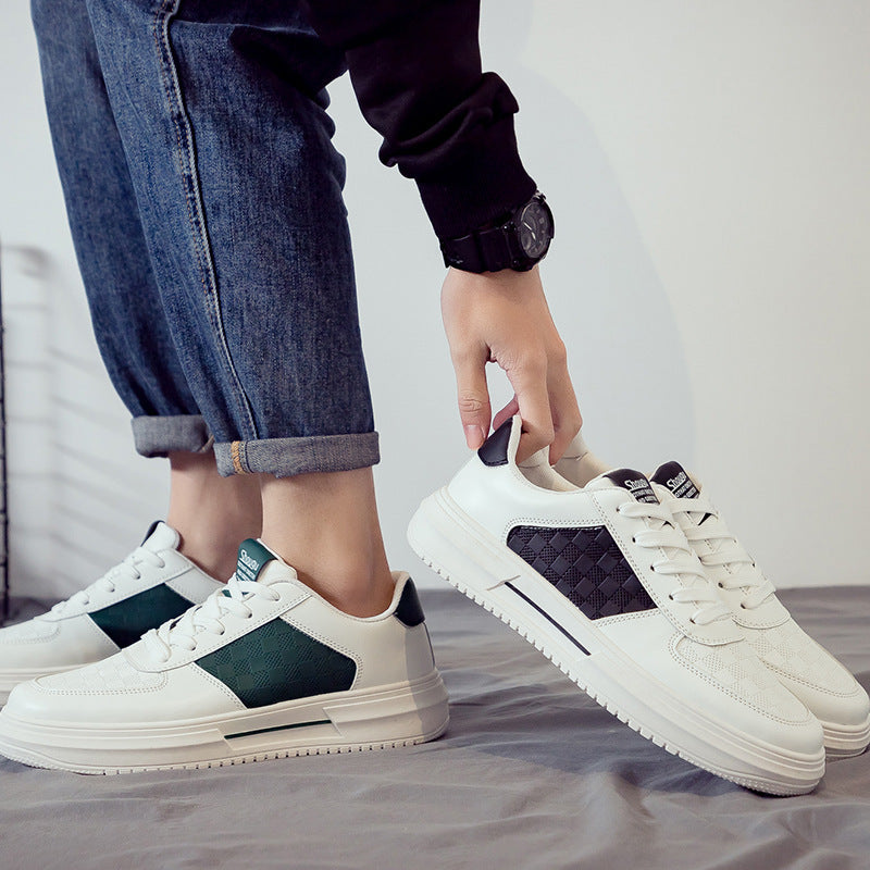 Damen Sneaker Karo Optik Bequem Komfortabel