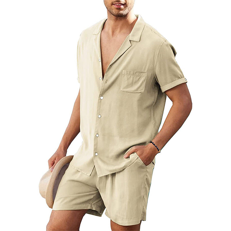 Herren Sport-Set Kurzarm atmungsaktiv mit Shorts Sportlich