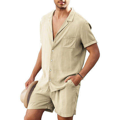 Herren Sport-Set Kurzarm atmungsaktiv mit Shorts Sportlich