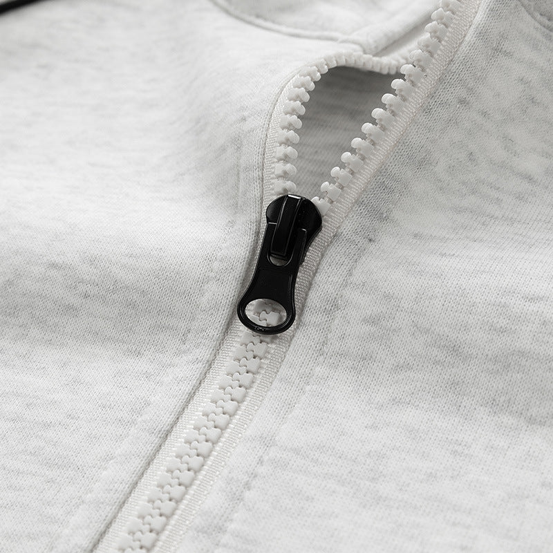 Herren Sportpullover Kurz Reißverschluss Modern