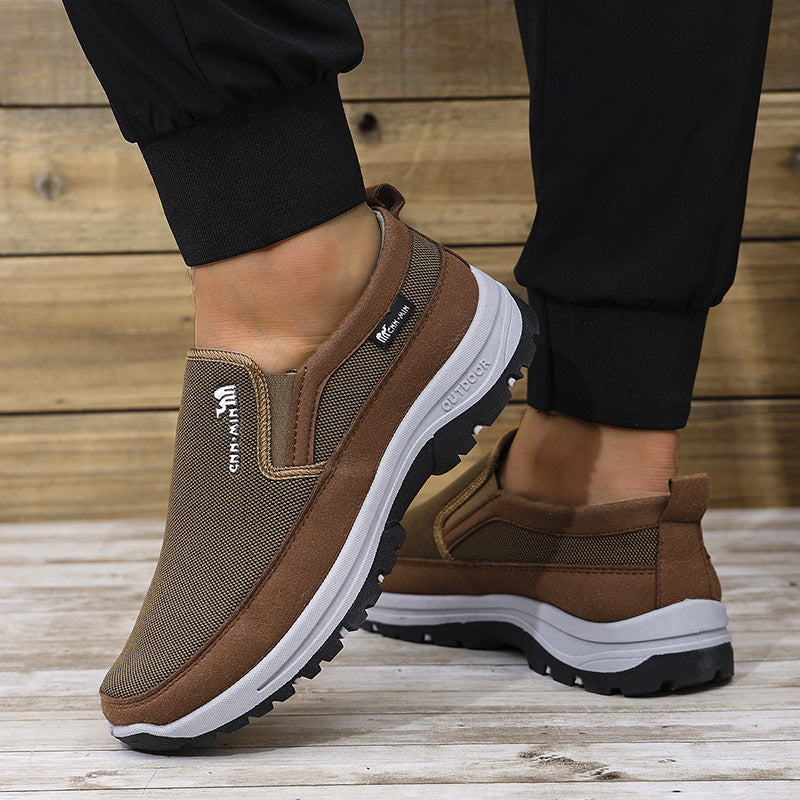 Damen Slip-On Schuhe Atmungsaktiv Rutschfest Bequem