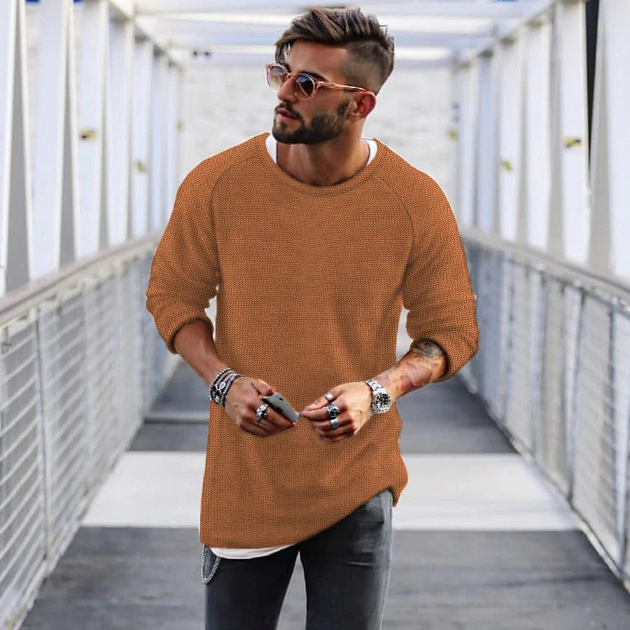 Herren Pullover Lässig Strickmuster Modern Berlin