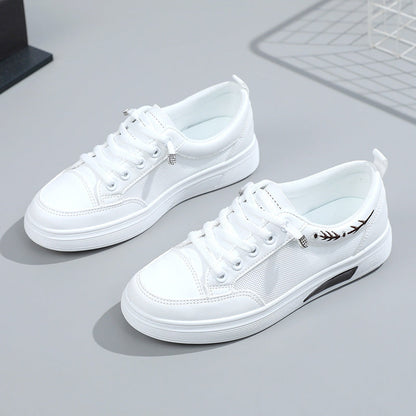 Damen Sneaker Sportschuhe Atmungsaktiv Weich