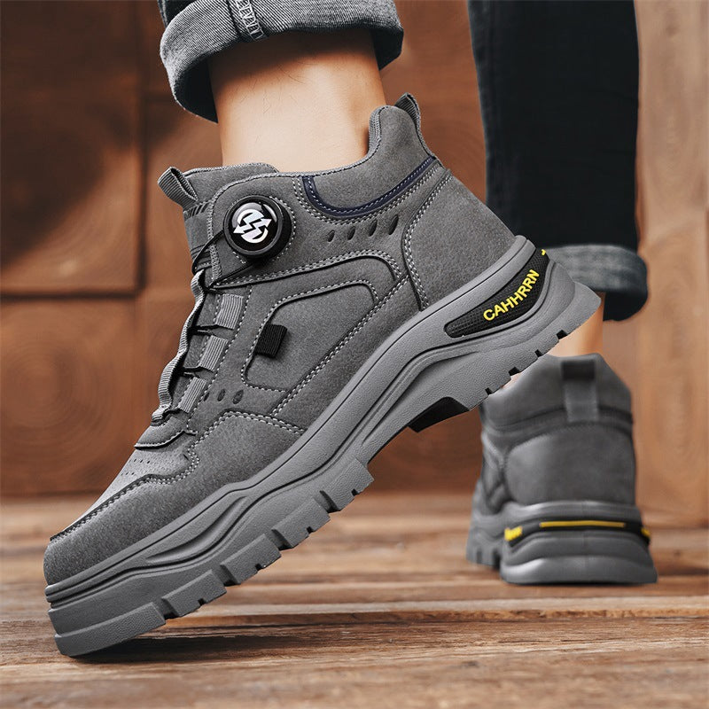 Damen Sneaker Outdoor Hoch Rutschfest Wasserdicht
