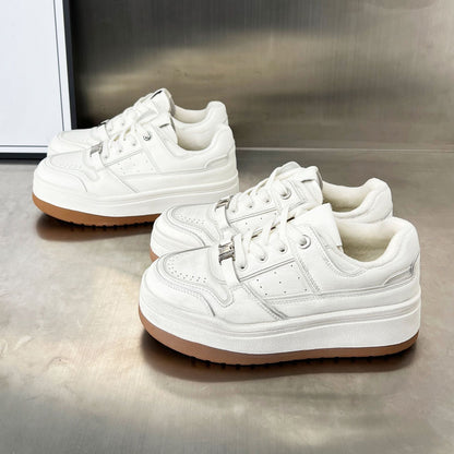 Damen Sneaker Chunky Plateau Bequem Trendy