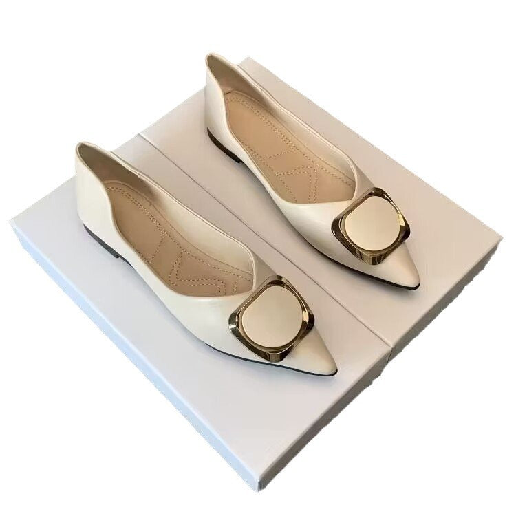 Elegante Damen Ballerinas mit Schmuckdetail Komfortabel