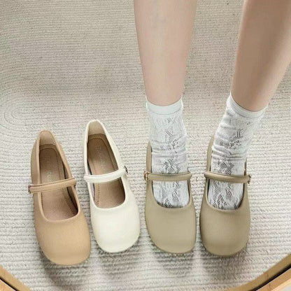 Damen Schuhe Mary Jane Elegant Verstellbar Modisch