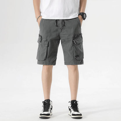 Herren Cargoshorts Bequem Elastisch Mit Vielen Taschen