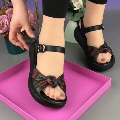 Damen Sandalen Riemchen Komfortable SommerSchuhe Modisch - BerlinGlamour