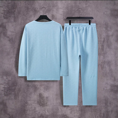 Herren Sweatsuit Lässig V-Ausschnitt Mit Taschen