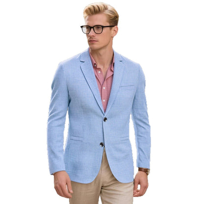 Herren Blazer Lässig Strukturiert Elegant
