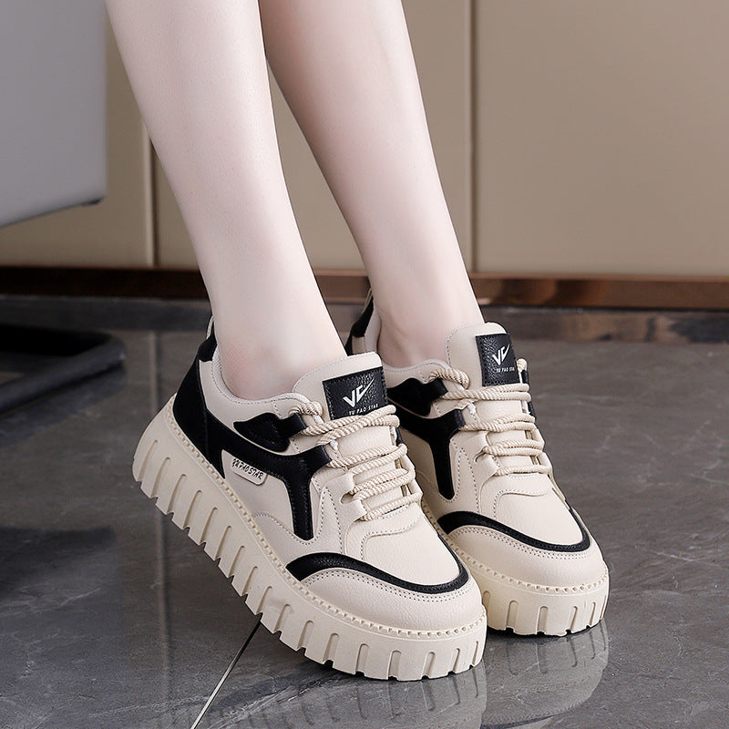 Damen Sneaker PlateauSchuhe Hochwertig Trendig